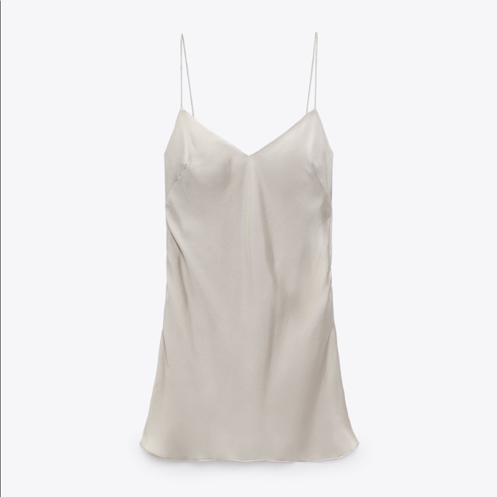 New Zara satin mini dress - Picture 5 of 6